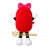Pink Heart Character Mascot Costume Pink Heart Character Mascot Costume