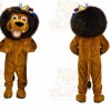 Lion Brown Suit Mascot Costume