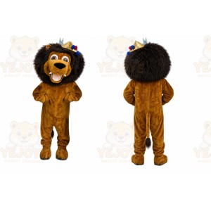 Lion Brown Suit Mascot Costume