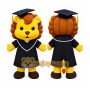 Graduate Lion Mascot Costume