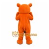 Orange Rhino Mascot Costume