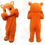 Orange Rhino Mascot Costume