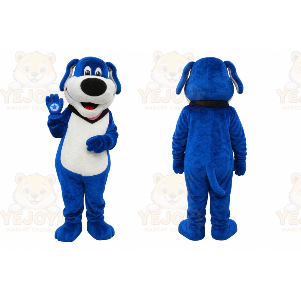 Blue Puppy Mascot Costume