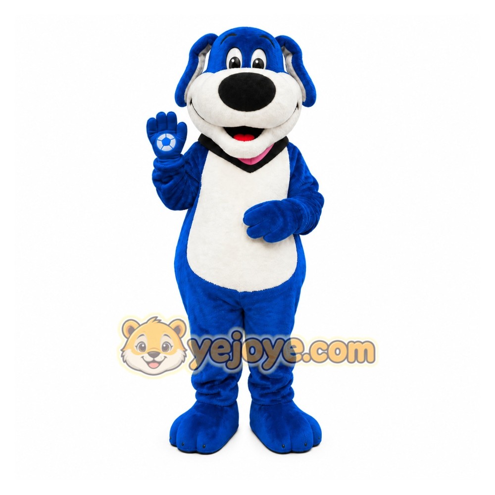 Blue Puppy Mascot Costume