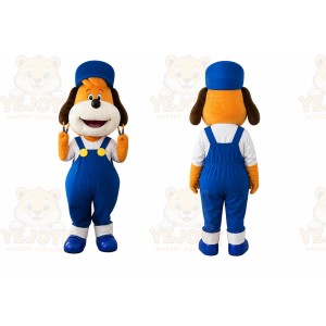 Orange Puppy Mascot Costume