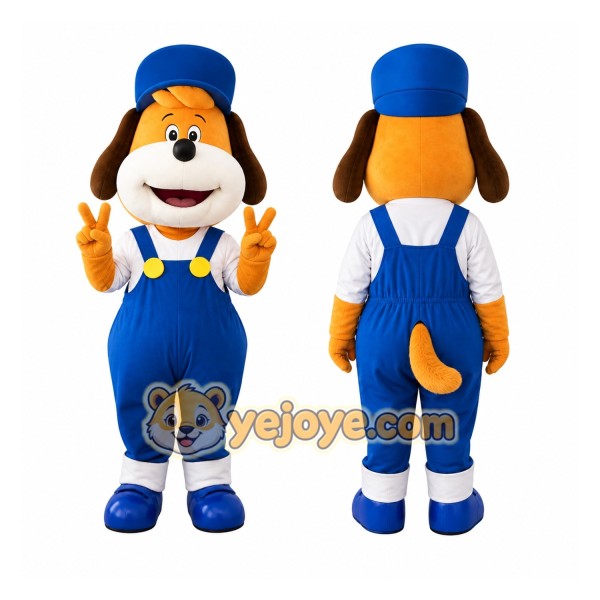 Orange Puppy Mascot Costume