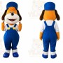 Orange Puppy Mascot Costume