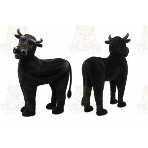 Black Bull Mascot Costume