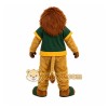 Lion Green Shirt Mascot Costume Lion Green Shirt Mascot Costume