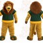 Lion Green Shirt Mascot Costume