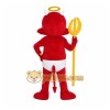 Red Devil Trident Mascot Costume