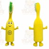 Yellow Toothbrush Mascot Costume