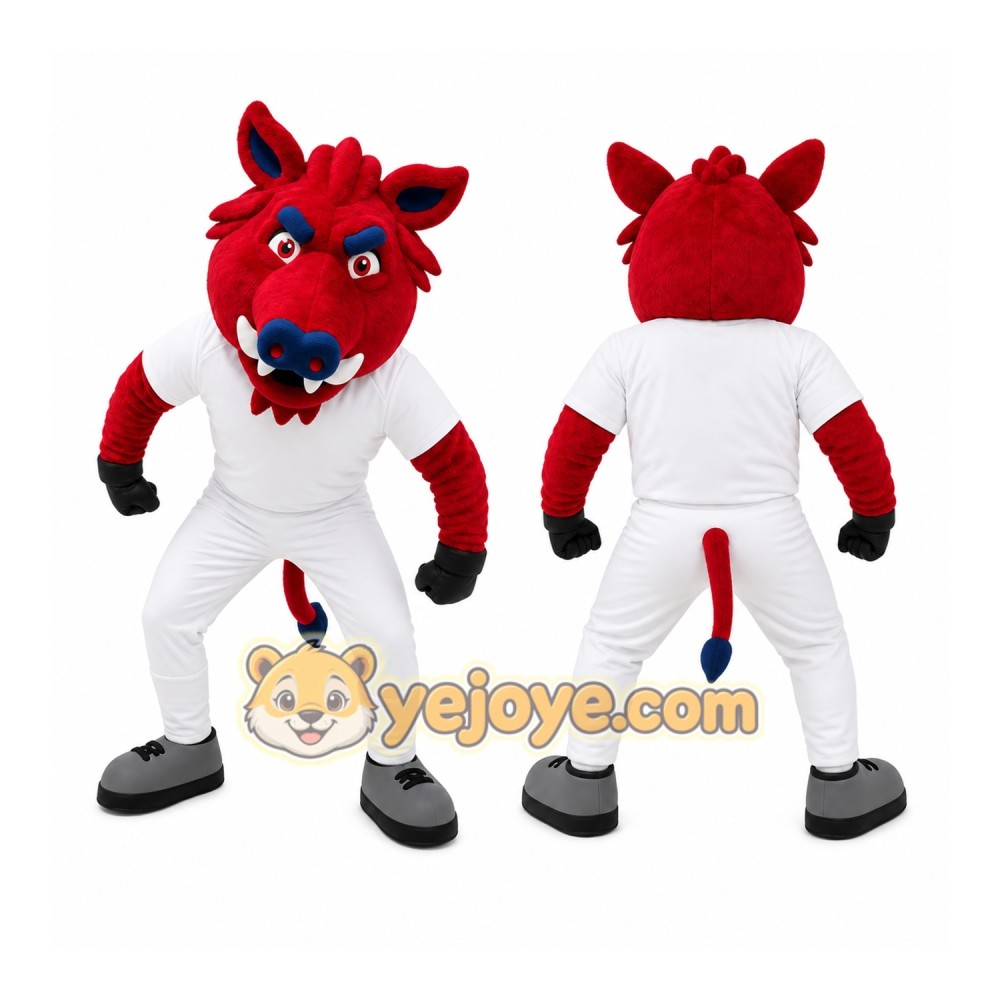 Red Devil Sports Mascot Costume Red Devil Sports Mascot Costume