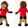 Lion Red Shirt Mascot Costume