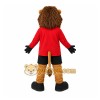 Lion Red Shirt Mascot Costume Lion Red Shirt Mascot Costume