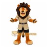Lion Tan Shirt Mascot Costume Lion Tan Shirt Mascot Costume