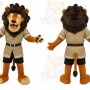 Lion Tan Shirt Mascot Costume