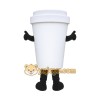 White Bucket Mascot Costume
