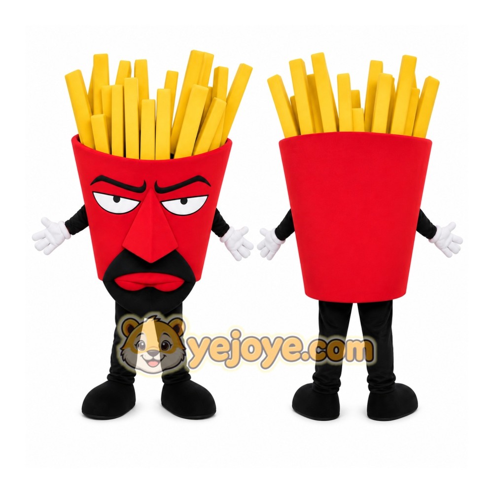 French Fries Box Mascot Costume French Fries Box Mascot Costume