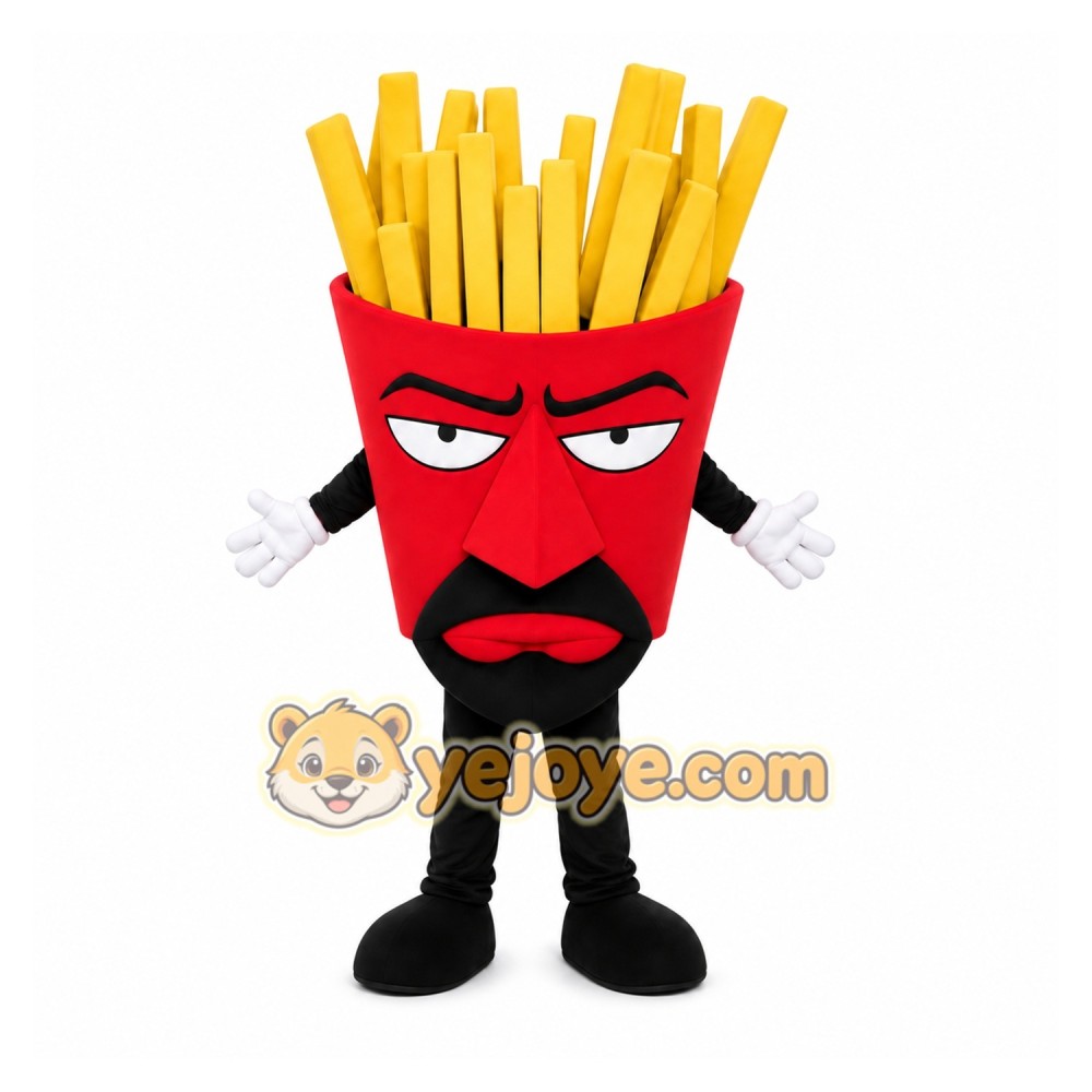 French Fries Box Mascot Costume French Fries Box Mascot Costume