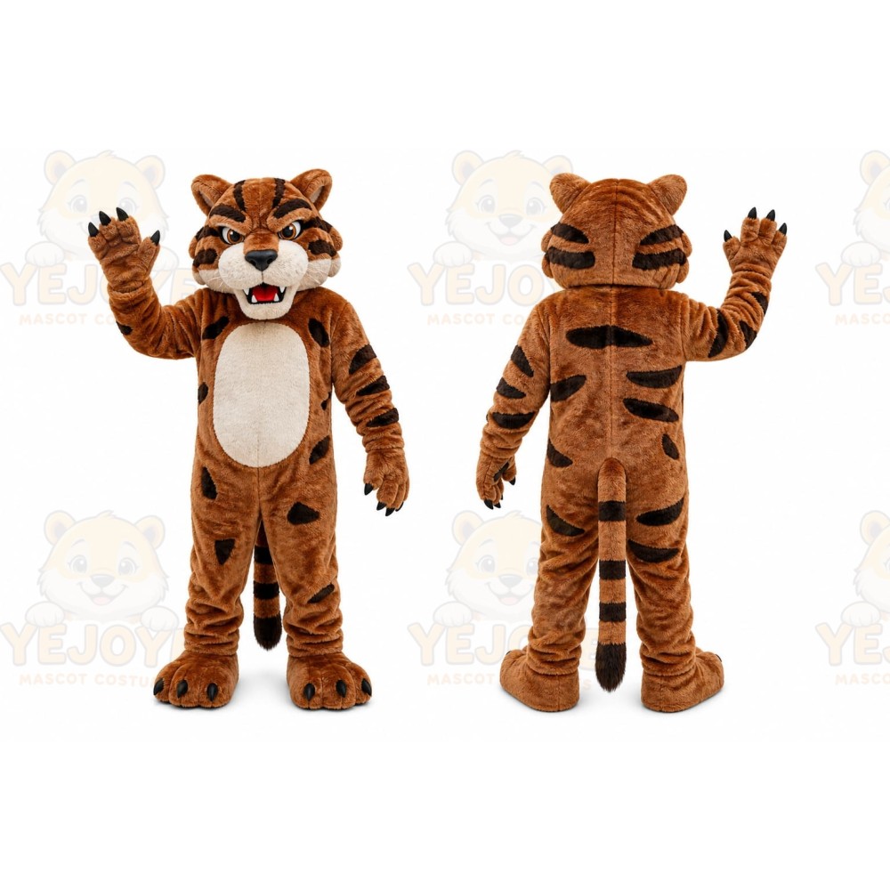 Orange Tiger Mascot Costume