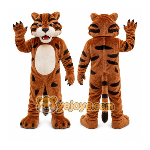 Orange Tiger Mascot Costume