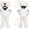 White Dog Suit Mascot Costume