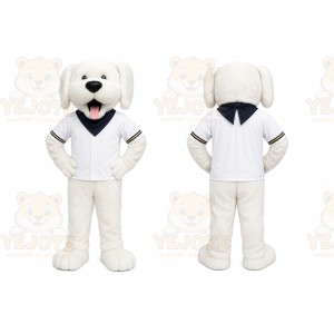 White Dog Suit Mascot Costume