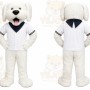 White Dog Suit Mascot Costume