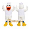 White Duck Mascot Costume White Duck Mascot Costume