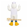 White Duck Mascot Costume White Duck Mascot Costume