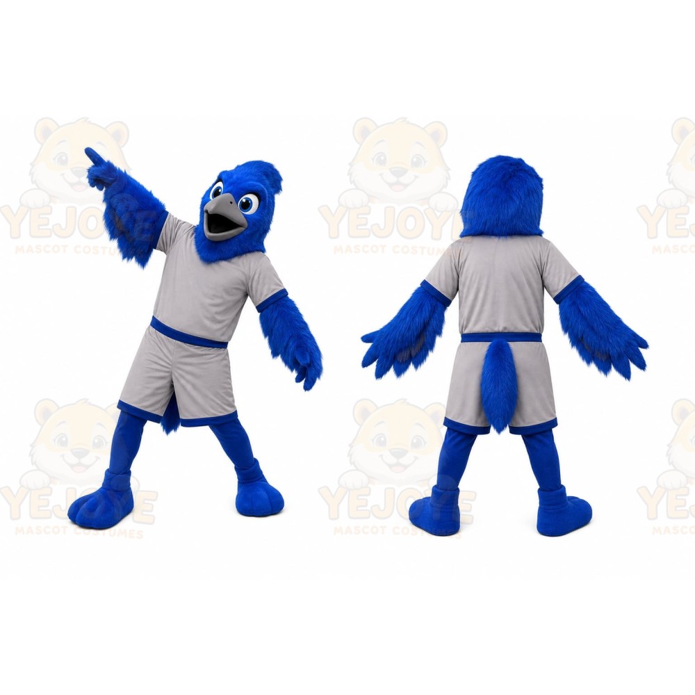 Blue Bird Cape Mascot Costume