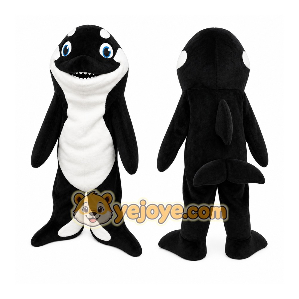 Black Penguin Mascot Costume