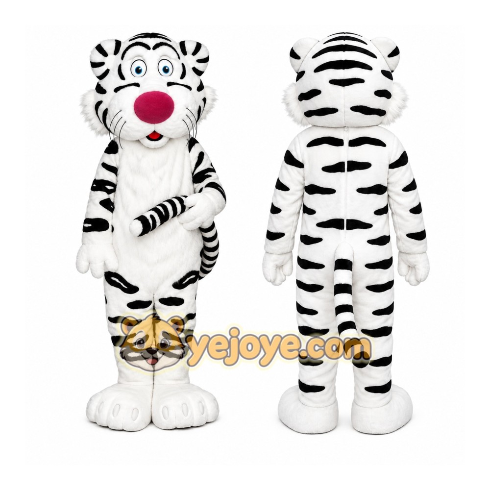 White Tiger Mascot Costume White Tiger Mascot Costume