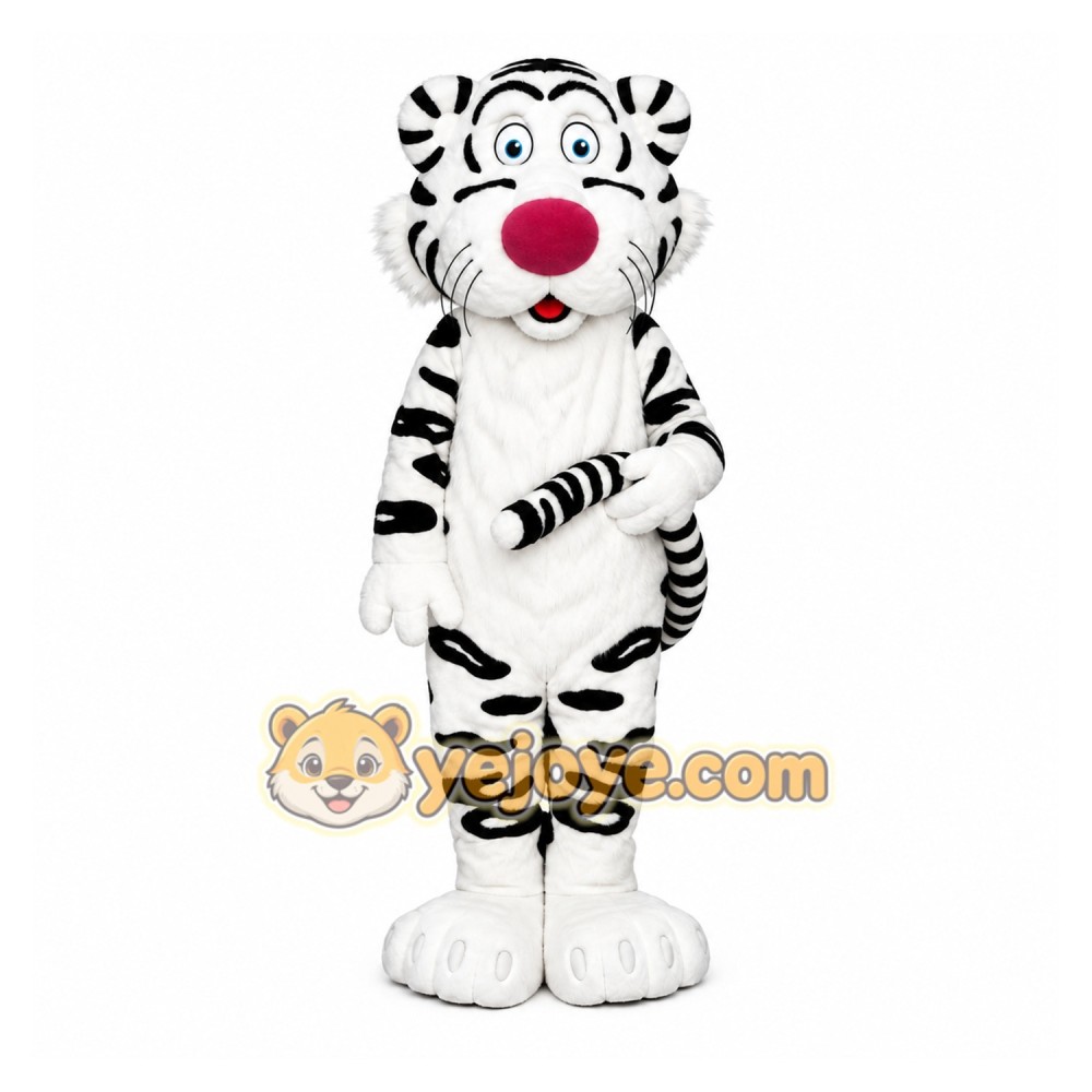 White Tiger Mascot Costume White Tiger Mascot Costume