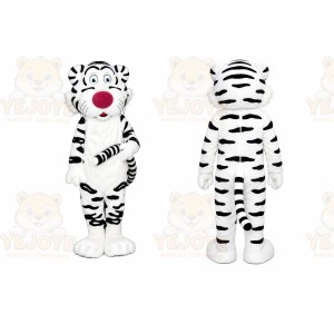 White Tiger Mascot Costume