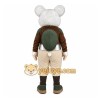 White Mouse Vest Mascot Costume