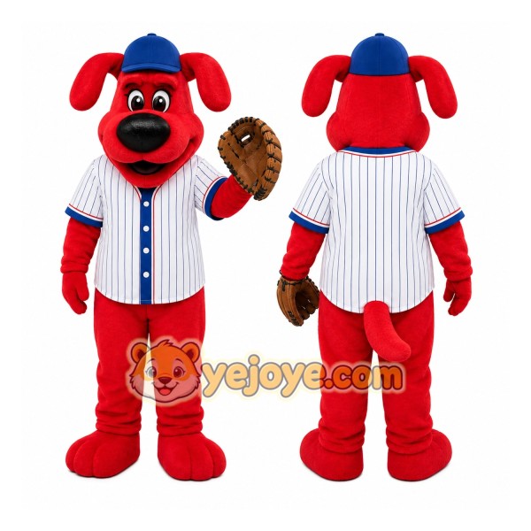 Red Sports Dog Mascot Costume