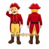Red Uniform Patriot Mascot Costume