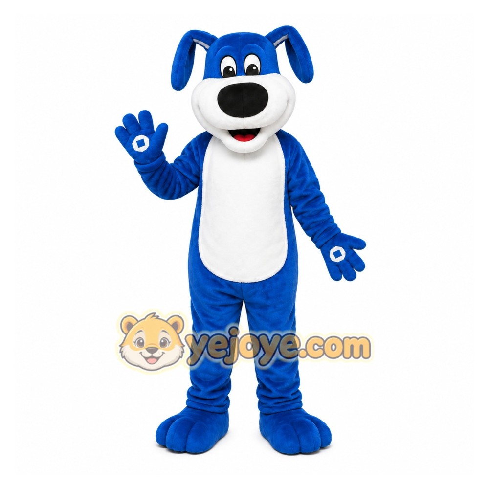 Blue Puppy Mascot Costume