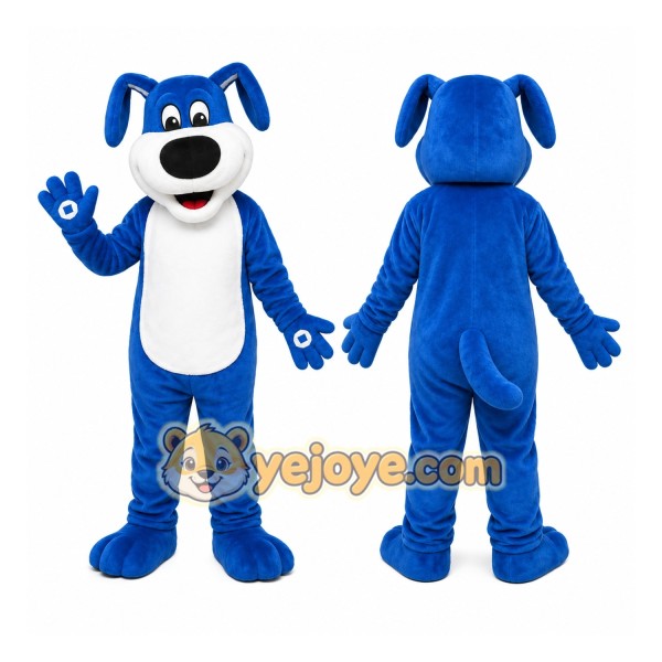 Blue Puppy Mascot Costume