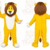 Yellow Lion Mascot Costume