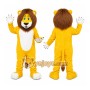 Yellow Lion Mascot Costume