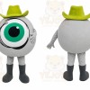 Eyeball Character Mascot Costume