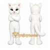 White Cat Mascot Costume White Cat Mascot Costume