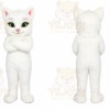 White Cat Mascot Costume
