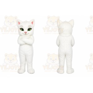 White Cat Mascot Costume