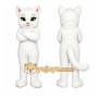 White Cat Mascot Costume