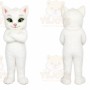 White Cat Mascot Costume