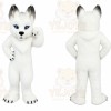 White Wolf Mascot Costume